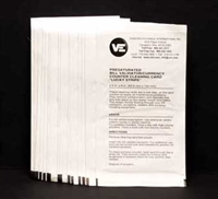 VE5111 - VALIDATOR CLEANING CARDS, PRE-SATURATED