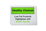 VE3215A - HEALTHY CHOICE CLING, FOR GREEN SPIRALS
